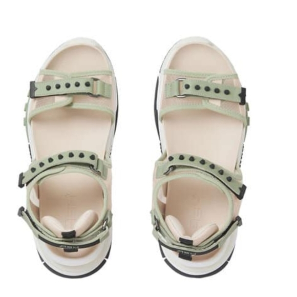 ASH SANDAL Green and Cream - Picture 2 of 10